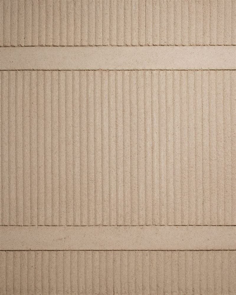 Clayworks corduroy custom white clay plaster sample swatch