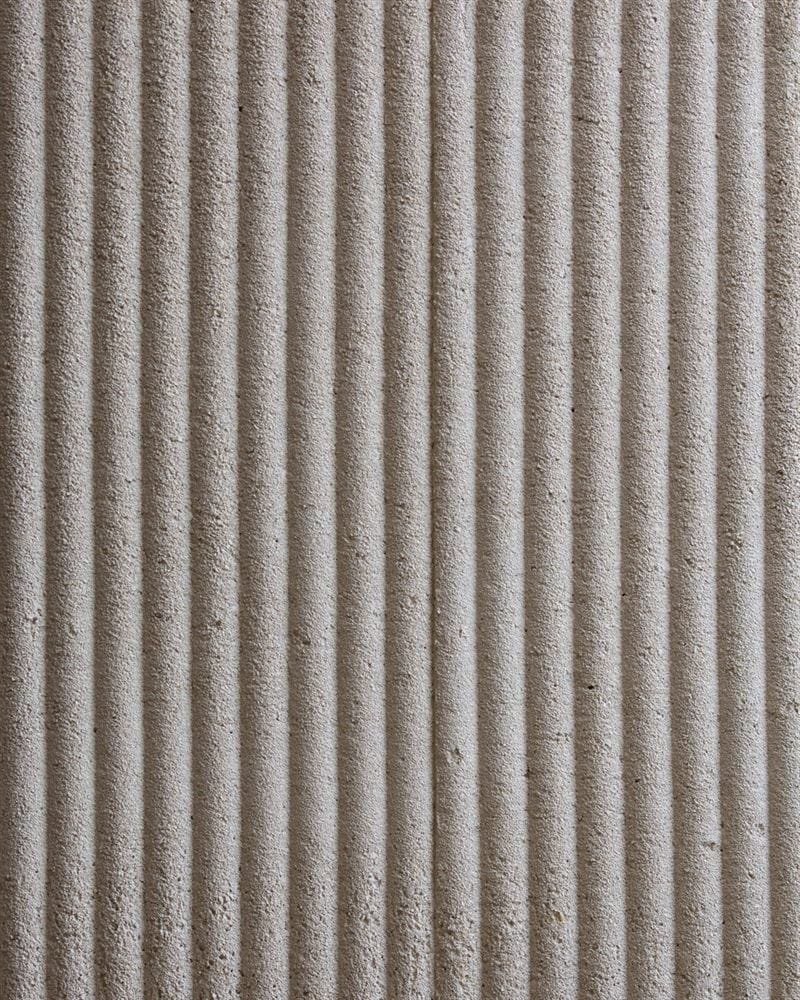 Clayworks corduroy custom white clay plaster sample swatch