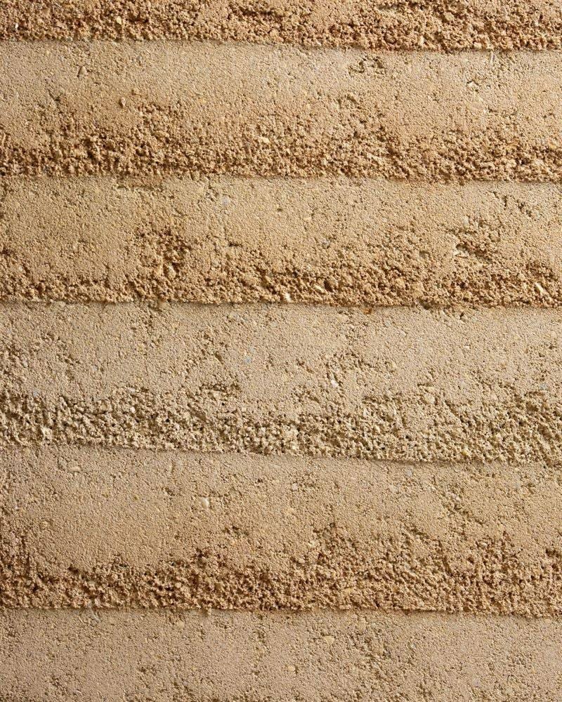 Clayworks rammed earth finish texture 03 clay plaster sample swatch
